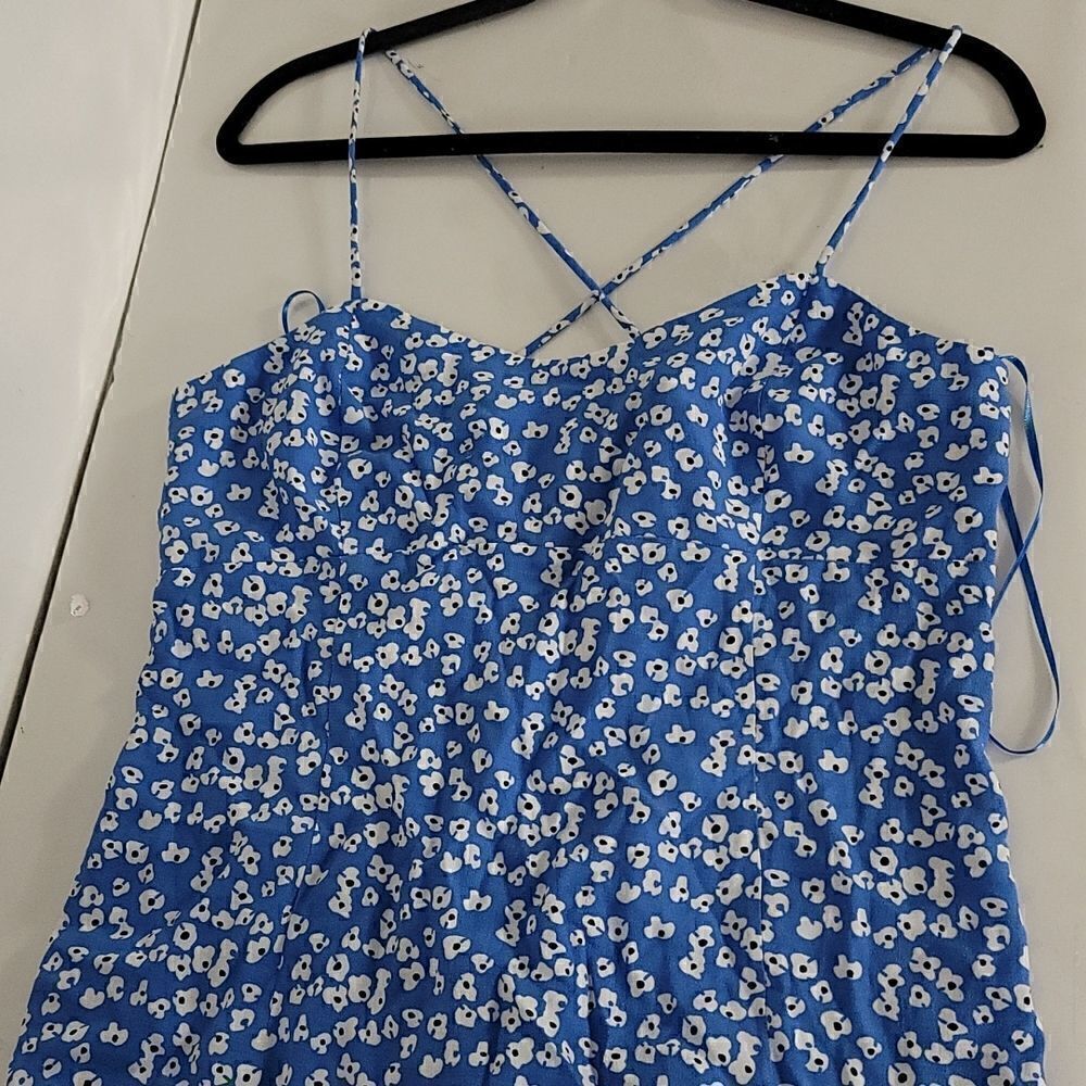 Zara NWT Printed Mini Dress Size XL - Picture 2 of 9